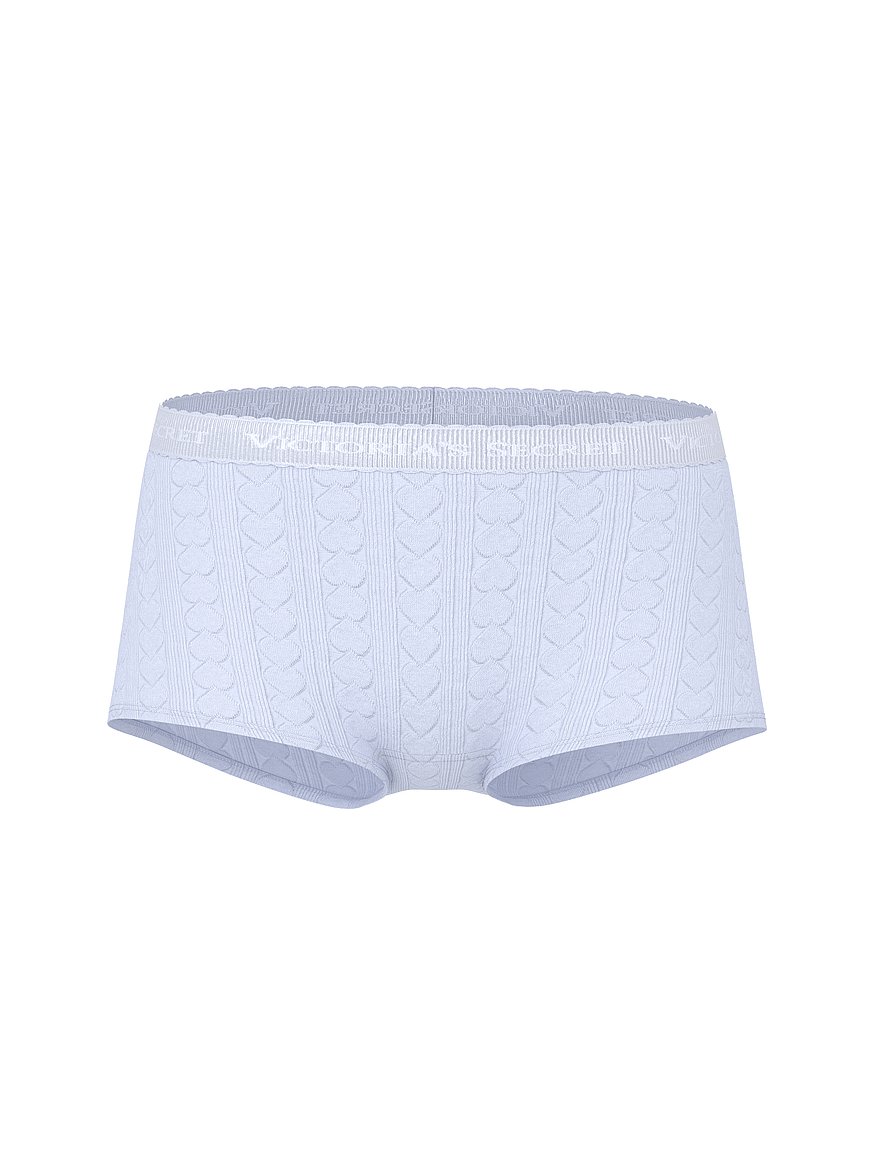 Logo Heart Pointelle Boyshort Panty
