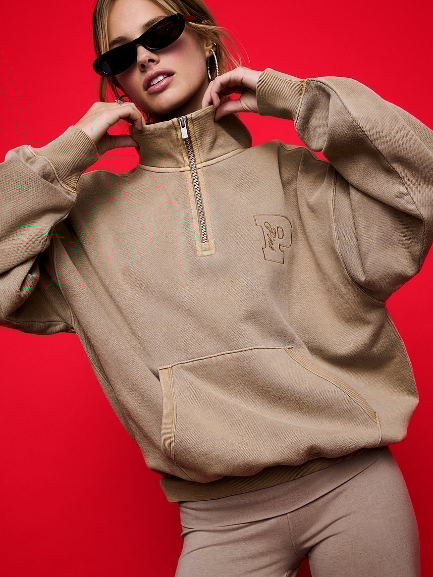 Ivy Fleece Quarter-Zip Sweatshirt