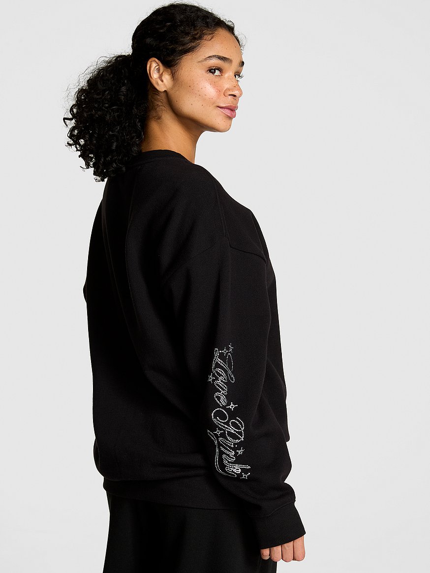 Ivy Fleece Oversized Crew Sweatshirt