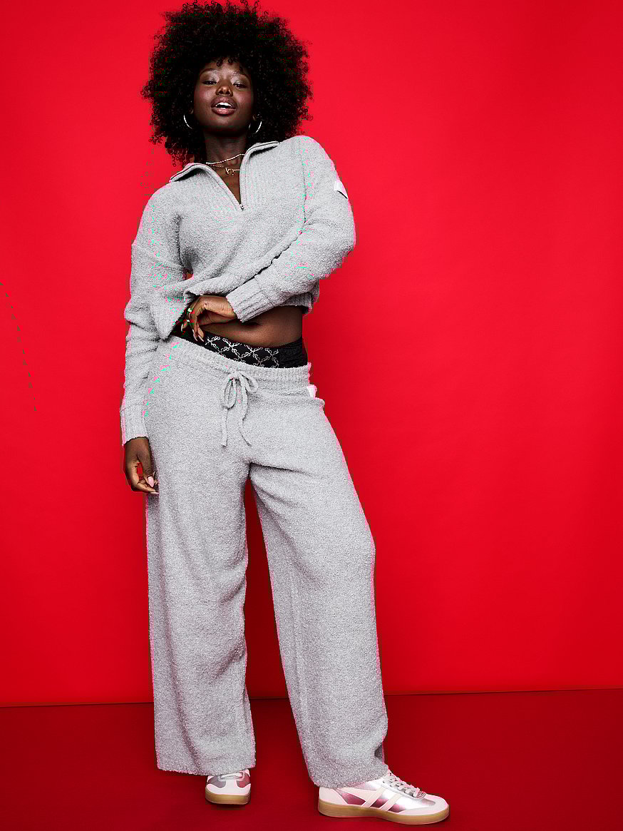 Cozy Bouclé Sweater Pants