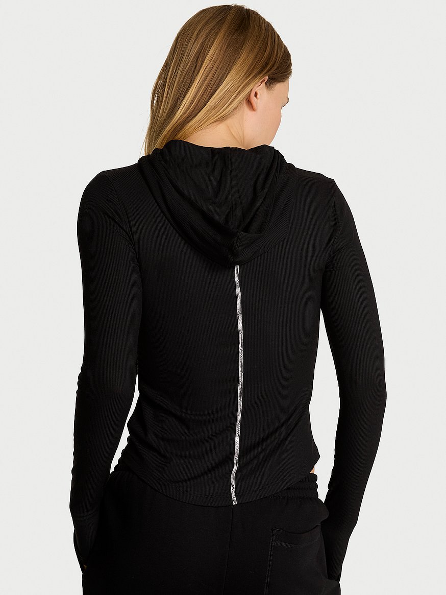 VS Iconic Rib Pullover Hoodie
