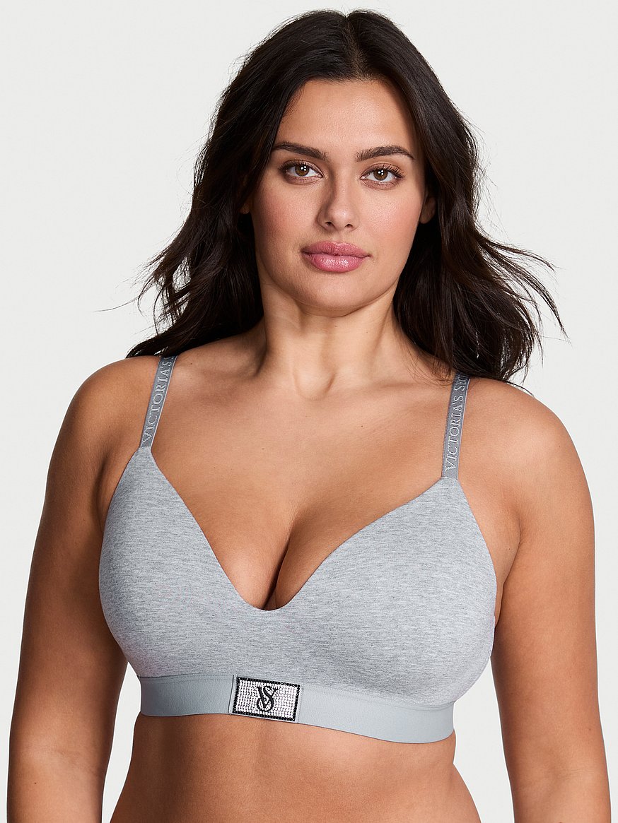 Shine Patch Lightly Lined Wireless Bra