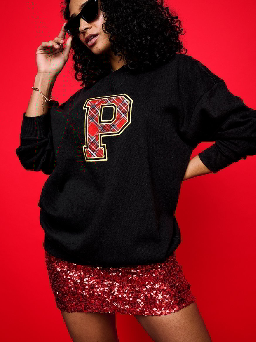 Ivy Fleece Oversized Crew Sweatshirt
