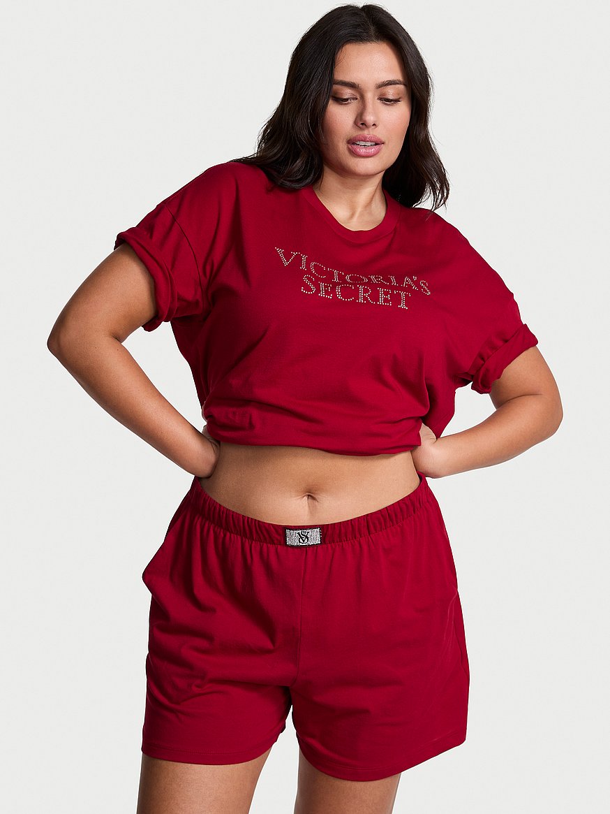 100% Cotton Shine Short Pajama Set