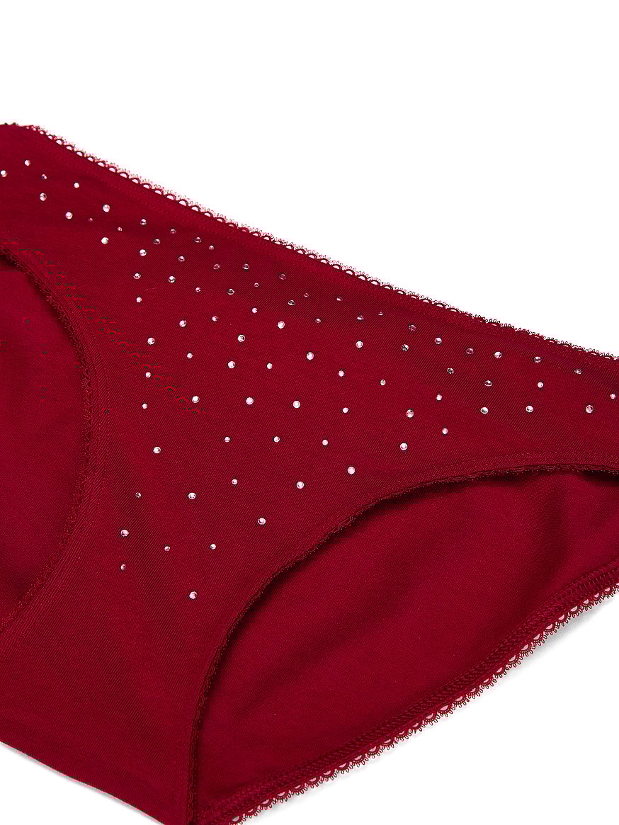 Stretch Cotton Sparkle Bikini Panty