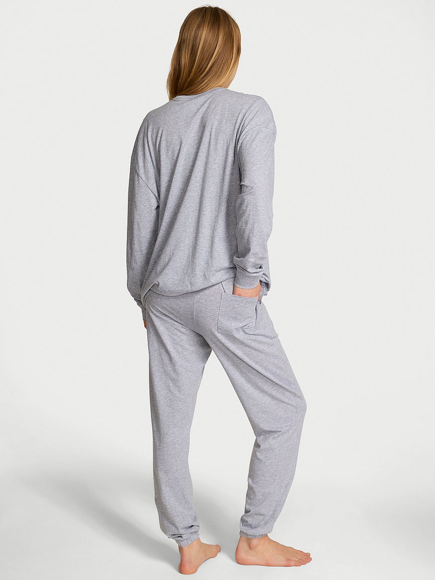 100% Cotton Long Pajama Set