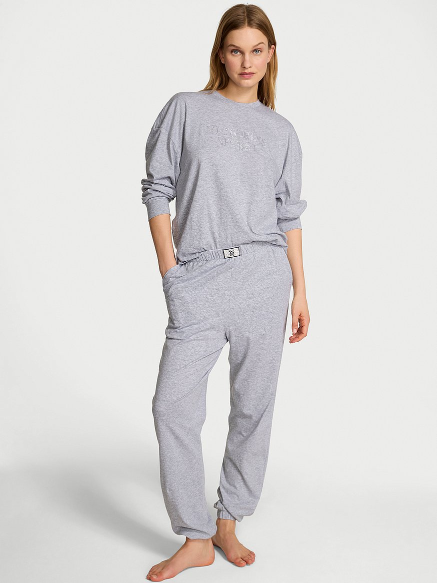 100% Cotton Long Pajama Set