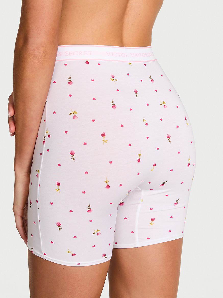 Logo Cotton High-Waist Boxer Brief