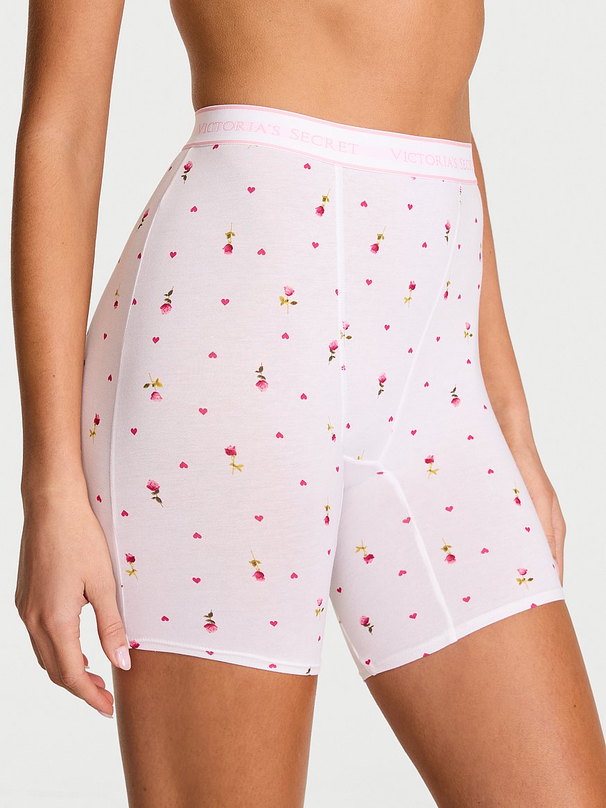 Logo Cotton High-Waist Boxer Brief