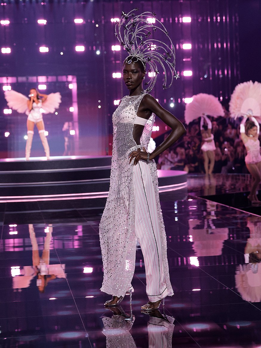 Glazed Satin Long Pajama Set