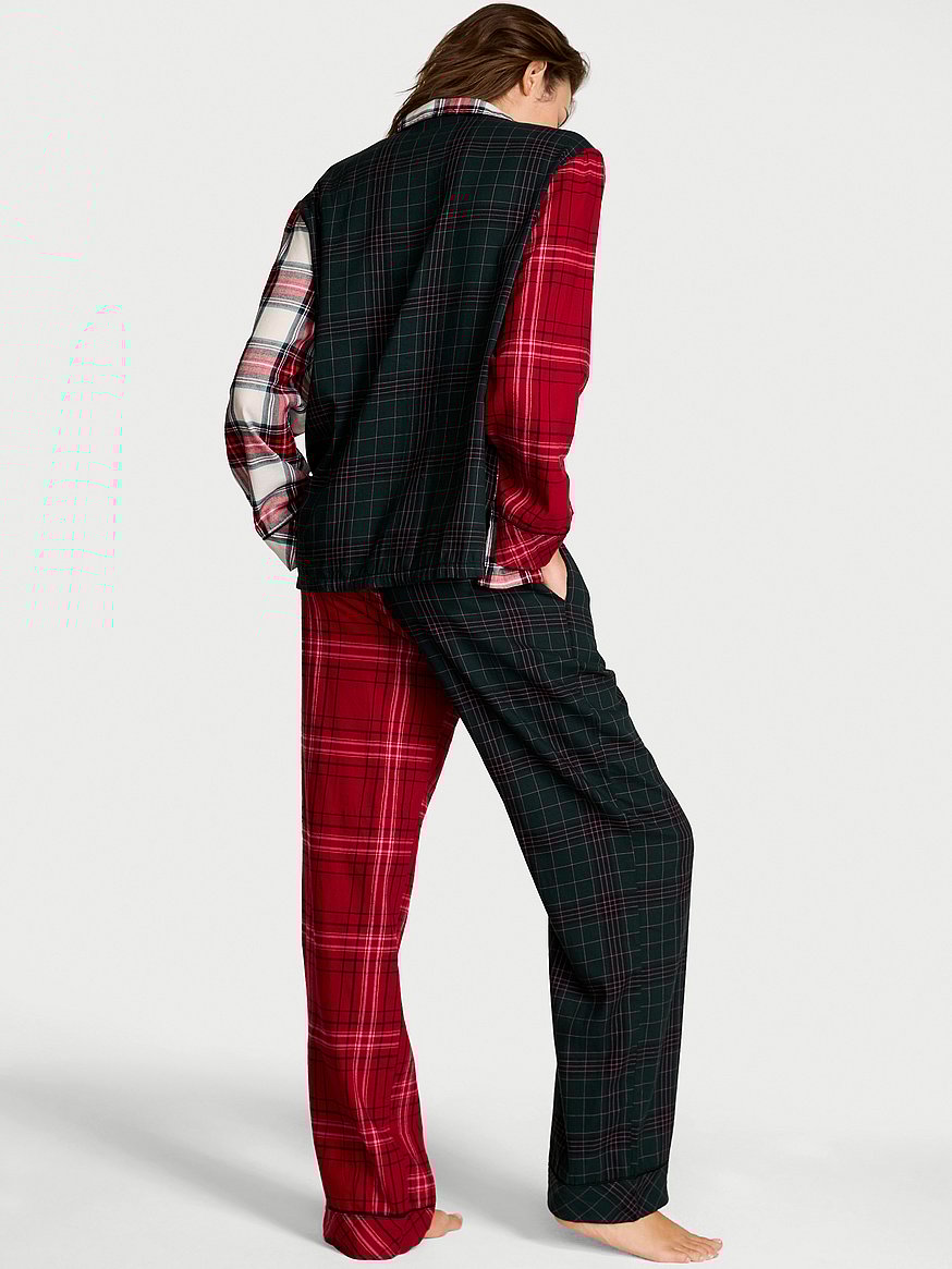 Flannel Long Pajama Set