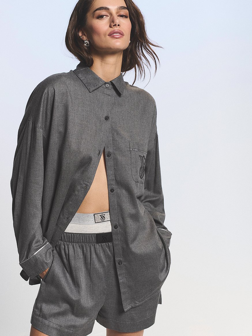 Modal-Cotton Striped Short Pajama Set