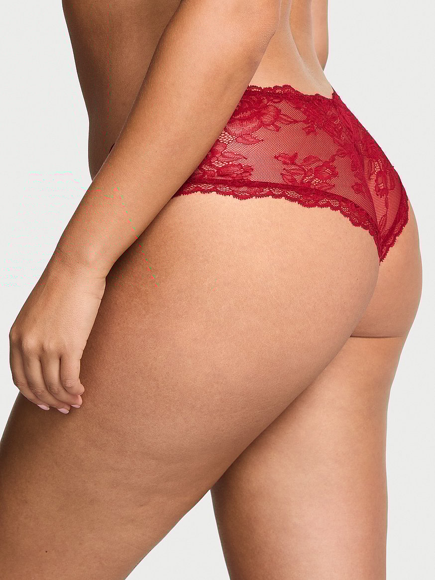 Rose Lace High-Leg Cheeky Panty