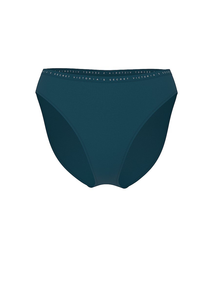 Stretch Cotton High-Leg Brief Panty