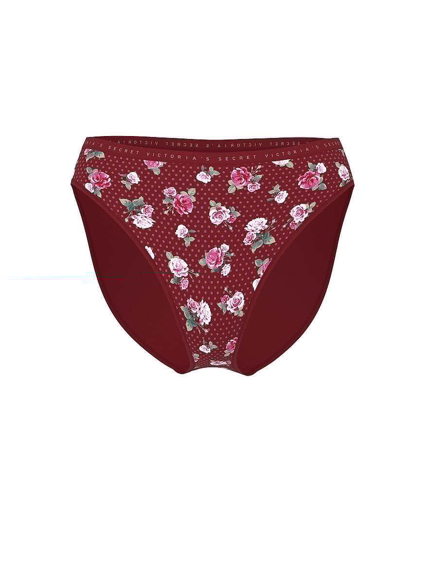 Stretch Cotton High-Leg Brief Panty