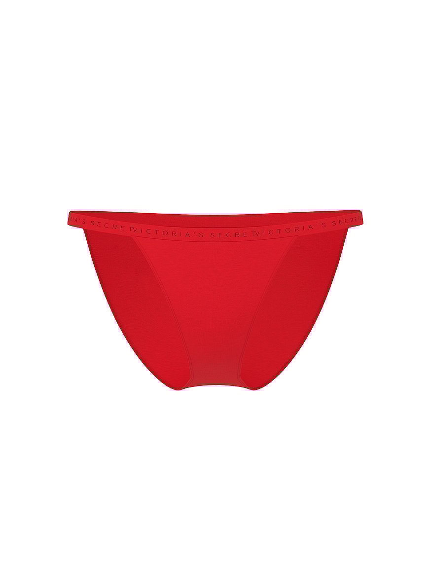 Stretch Cotton String Bikini Panty
