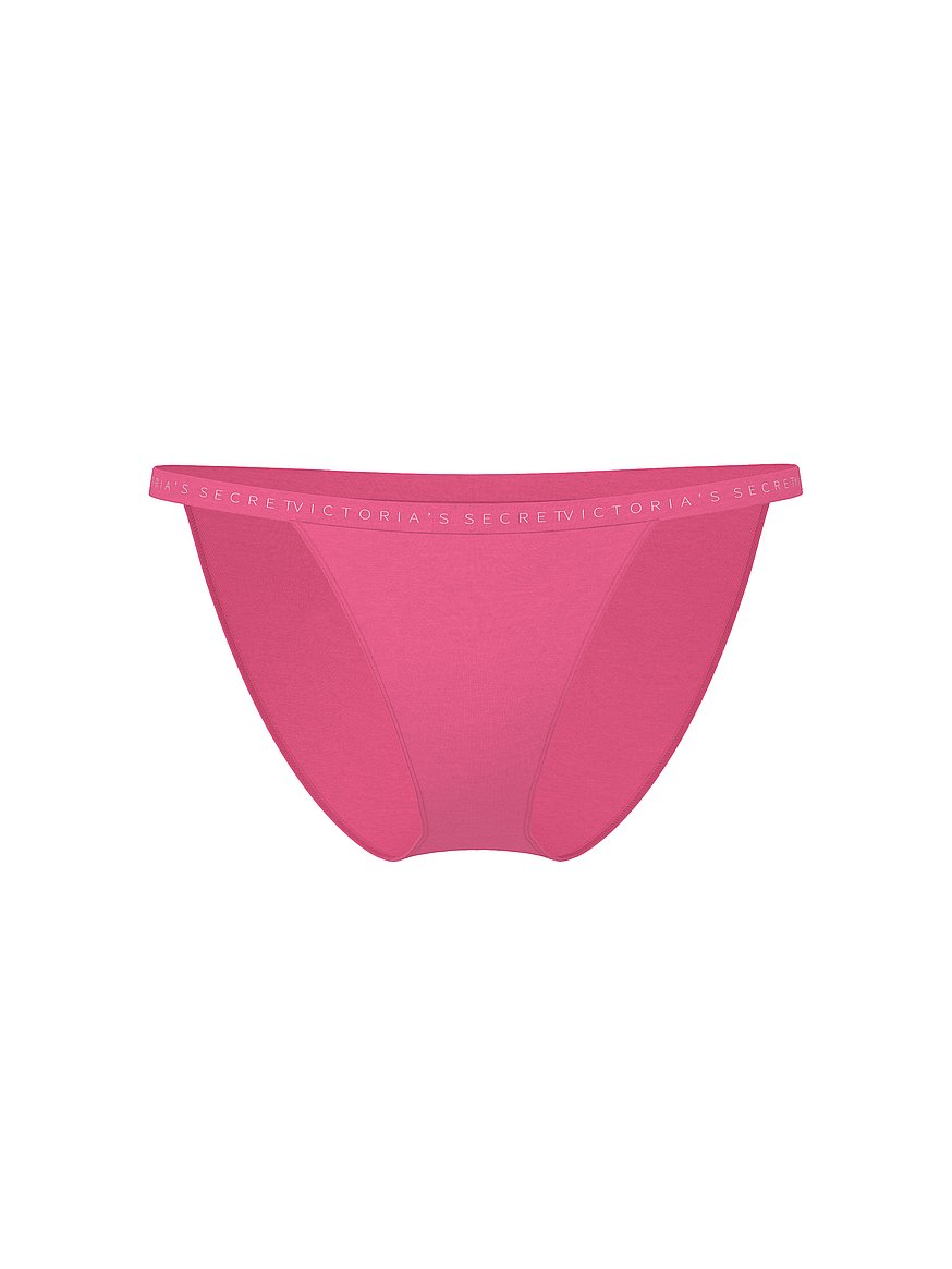 Stretch Cotton String Bikini Panty