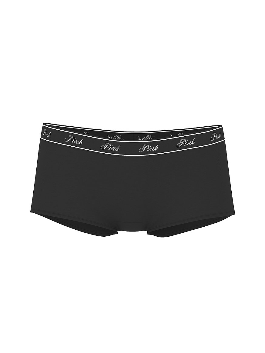 Logo Cotton Boyshort Panty