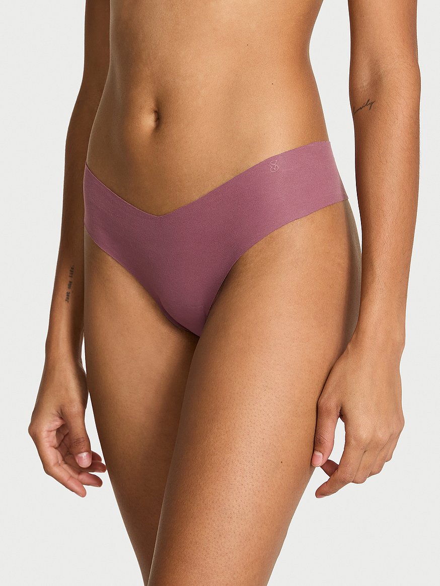 No-Show Cotton Thong Panty