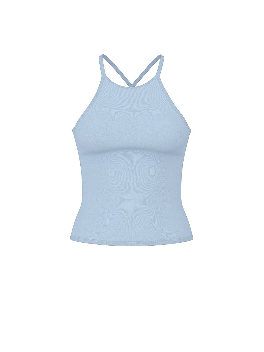 Soft Modal High-Neck Bra Tank