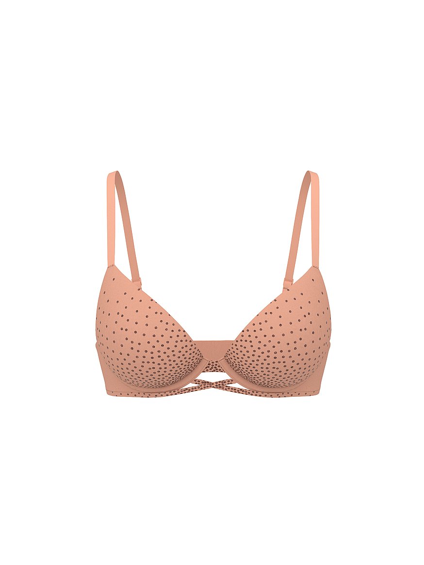 Sparkle Crystal Shine Cradle Push-Up Bra