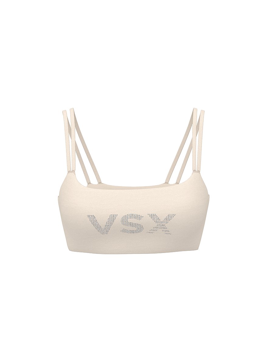VSX Elevate™ Diamanté Flex Square-Neck Sports Bra