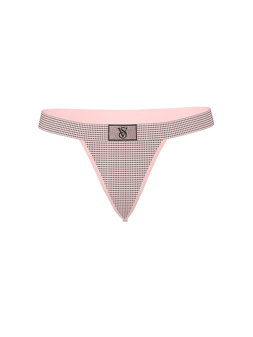 Shine Cotton V-String Panty
