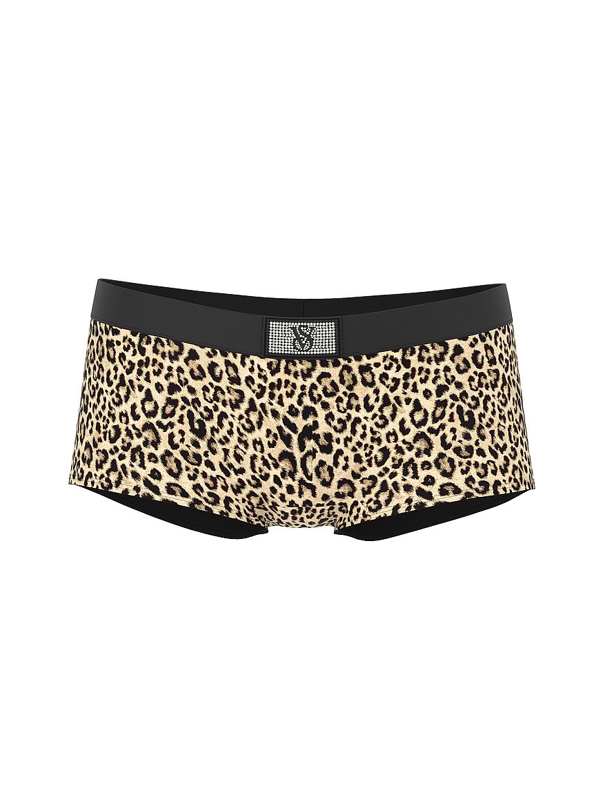 Logo Cotton Shine Patch Boyshort Panty