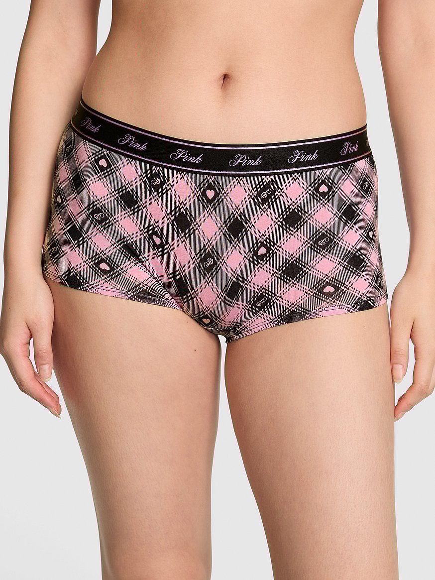 Logo Cotton Boyshort Panty