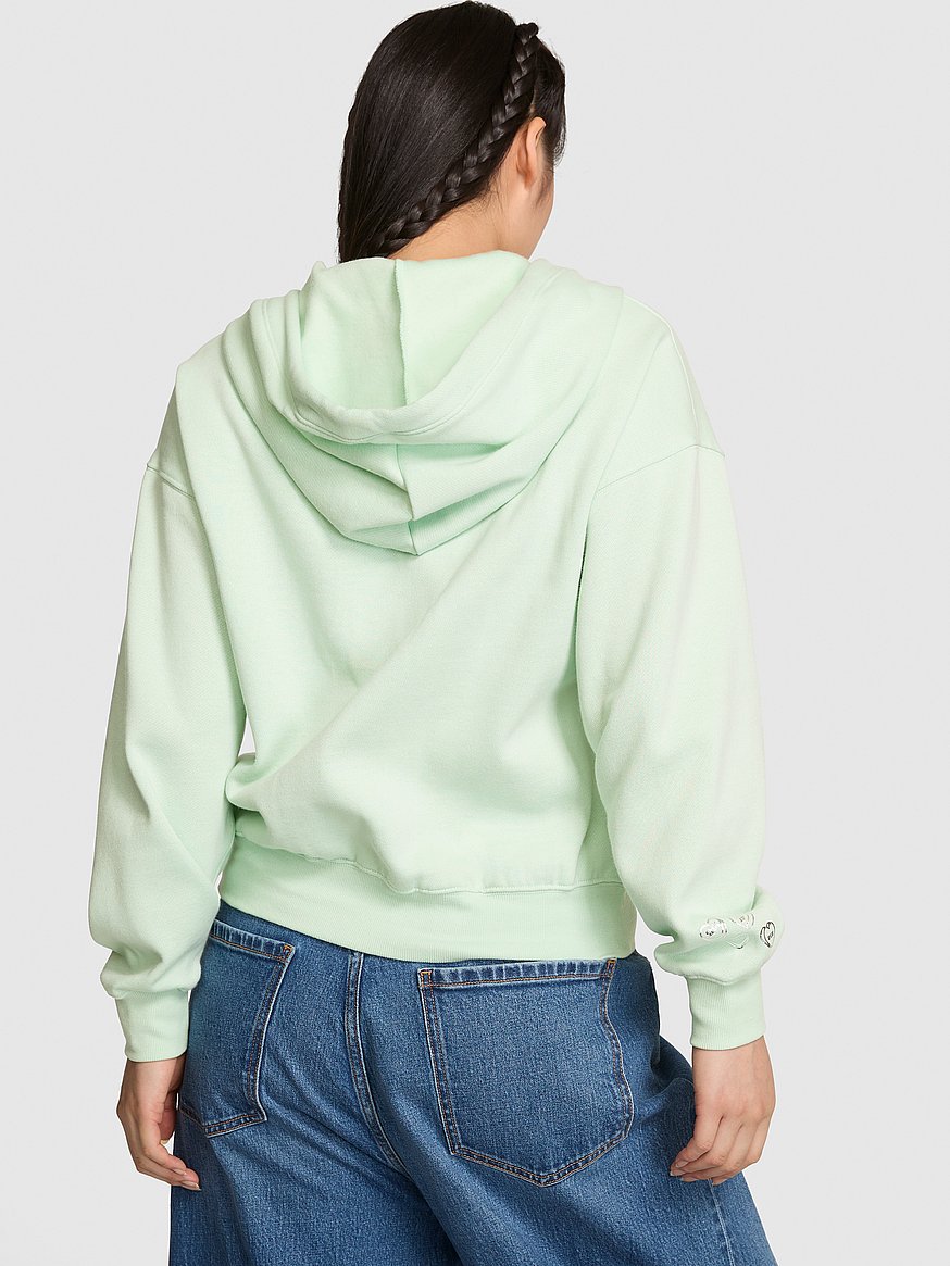 Buy Campus Fleece™ Full-Zip Hoodie, Mint V-Day - Order Hoodies