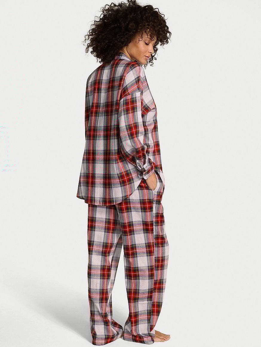 Modal-Cotton Long Pajama Set