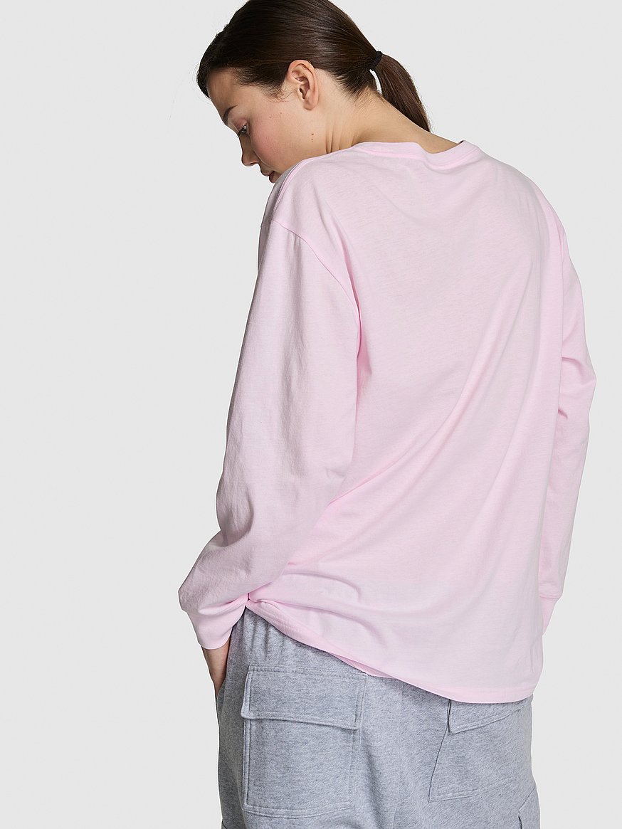 Campus Cotton Long-Sleeve Tee