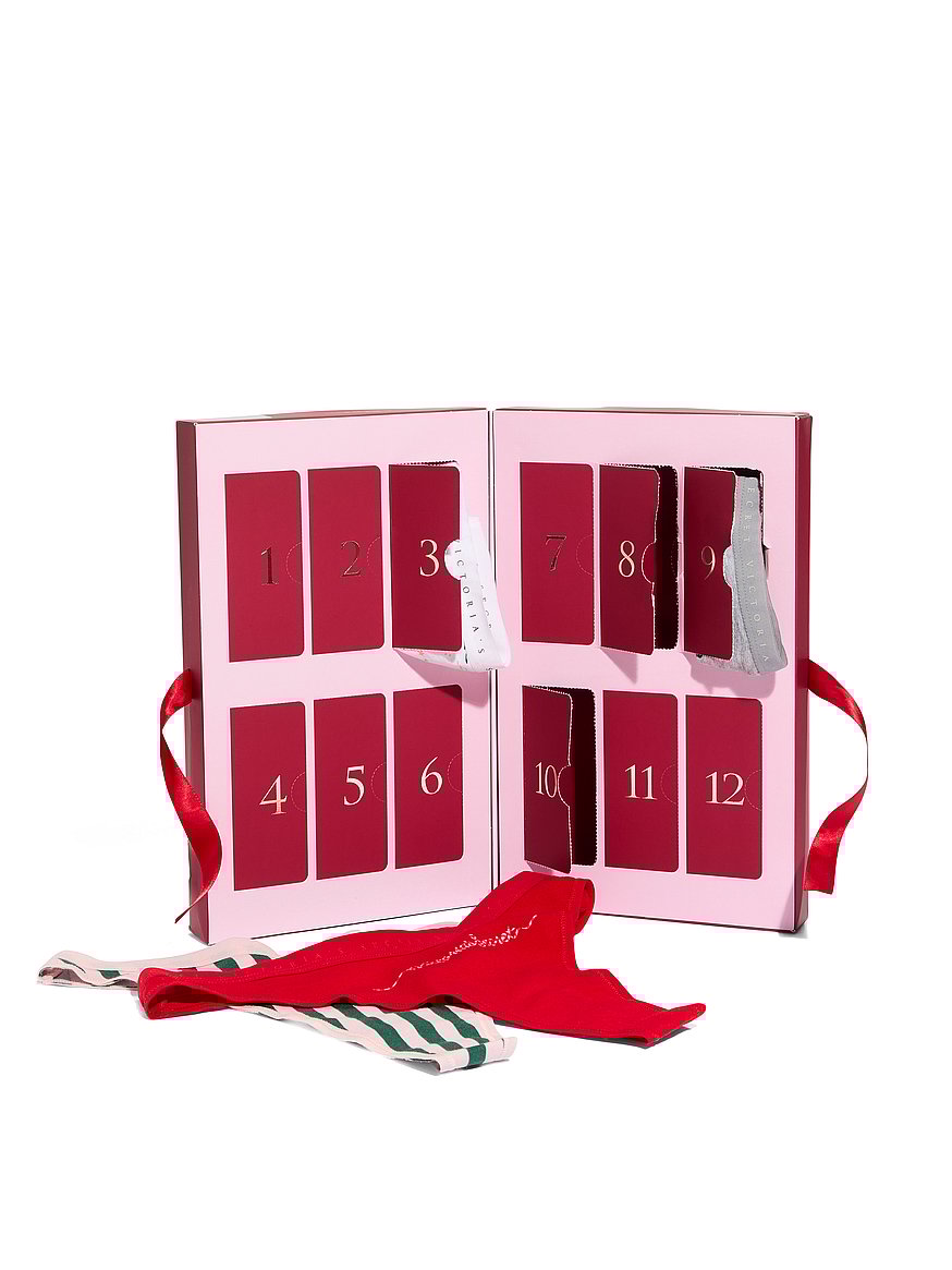 12 Days of Victoria Holiday Thong Panty Advent Calendar