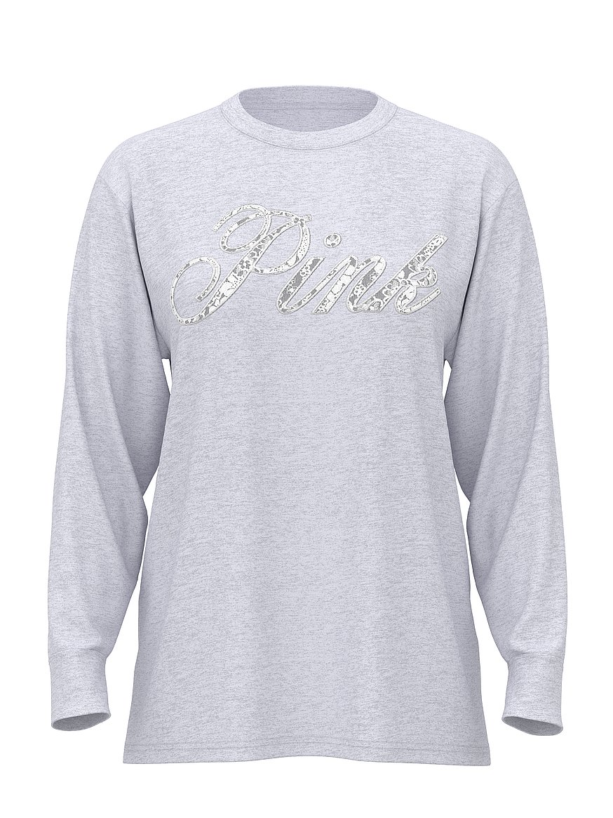 Campus Cotton Long-Sleeve Tee