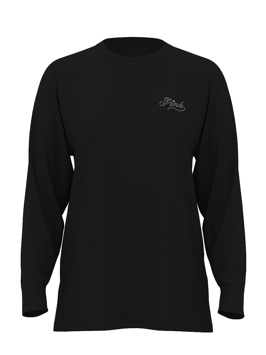 Campus Cotton Long-Sleeve Tee