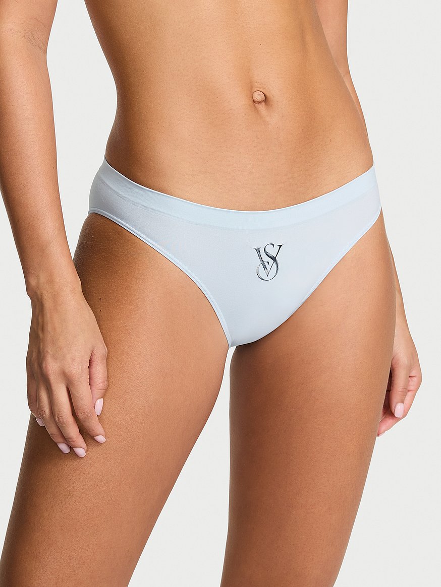 Seamless Sparkle Logo Bikini Panty