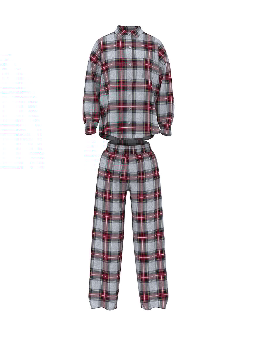 Modal-Cotton Long Pajama Set