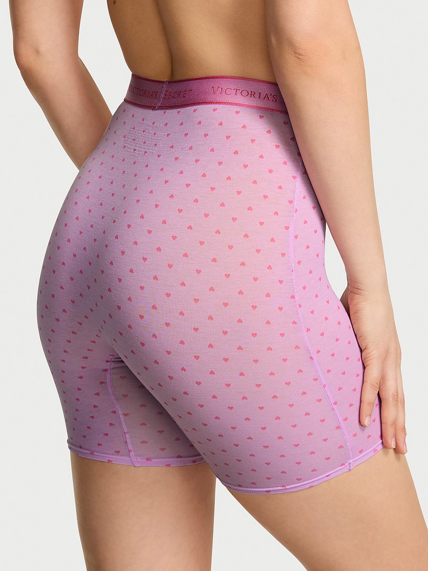 Logo Cotton High-Waist Boxer Brief