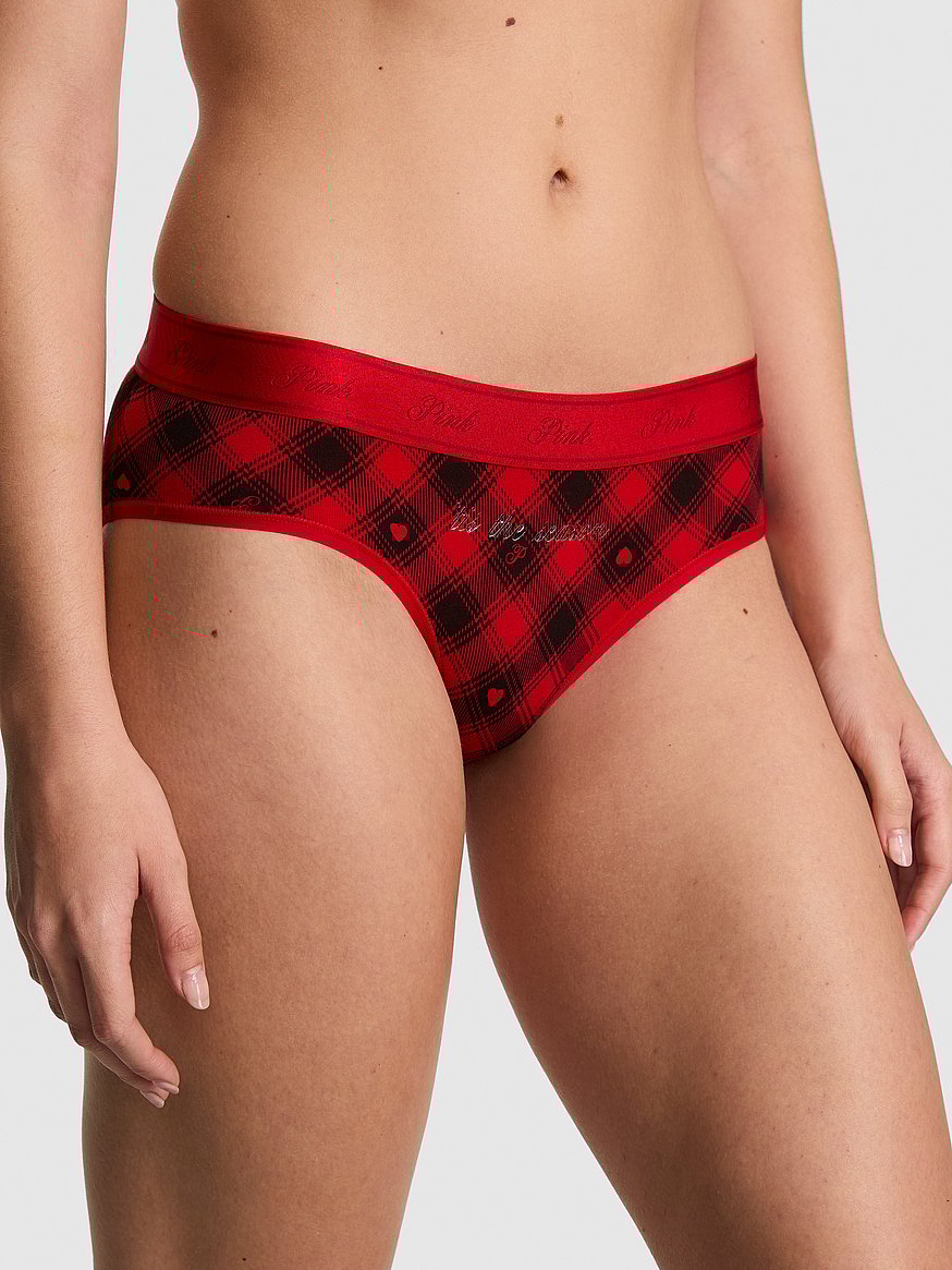 Logo Cotton Hiphugger Panty