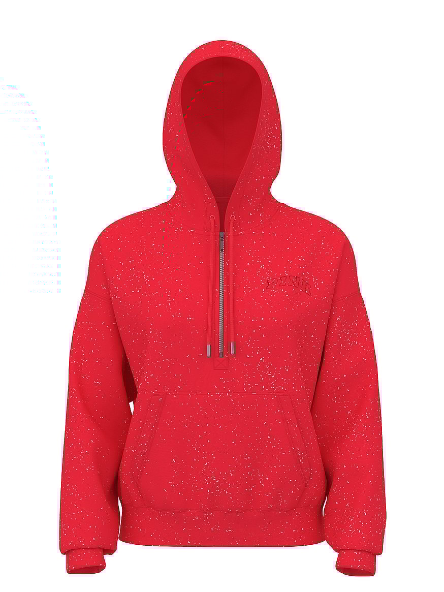 Ivy Fleece Campus Half-Zip Hoodie