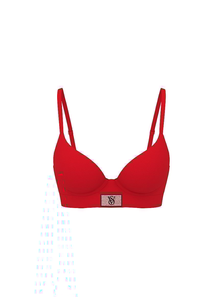 Shine Patch Lightly Lined Full-Coverage Bra
