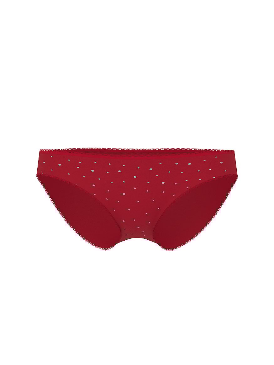 Stretch Cotton Sparkle Hiphugger Panty