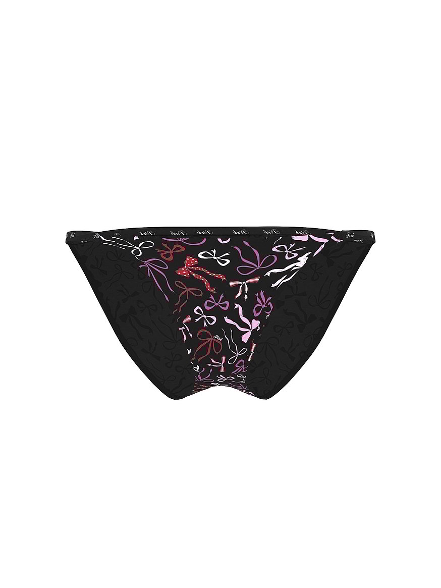 Logo Cotton String Bikini Panty