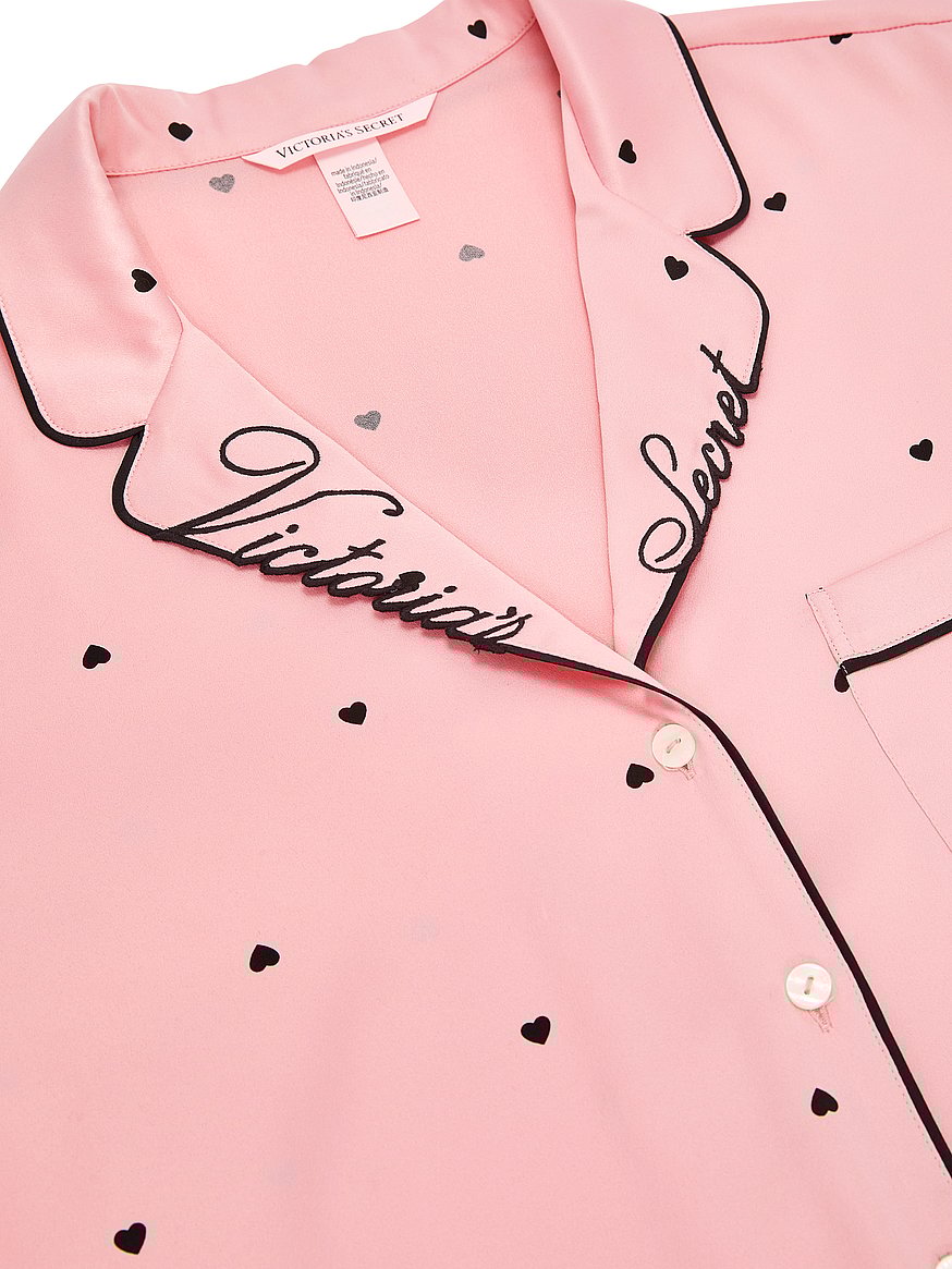 Signature Satin Long Pajama Set