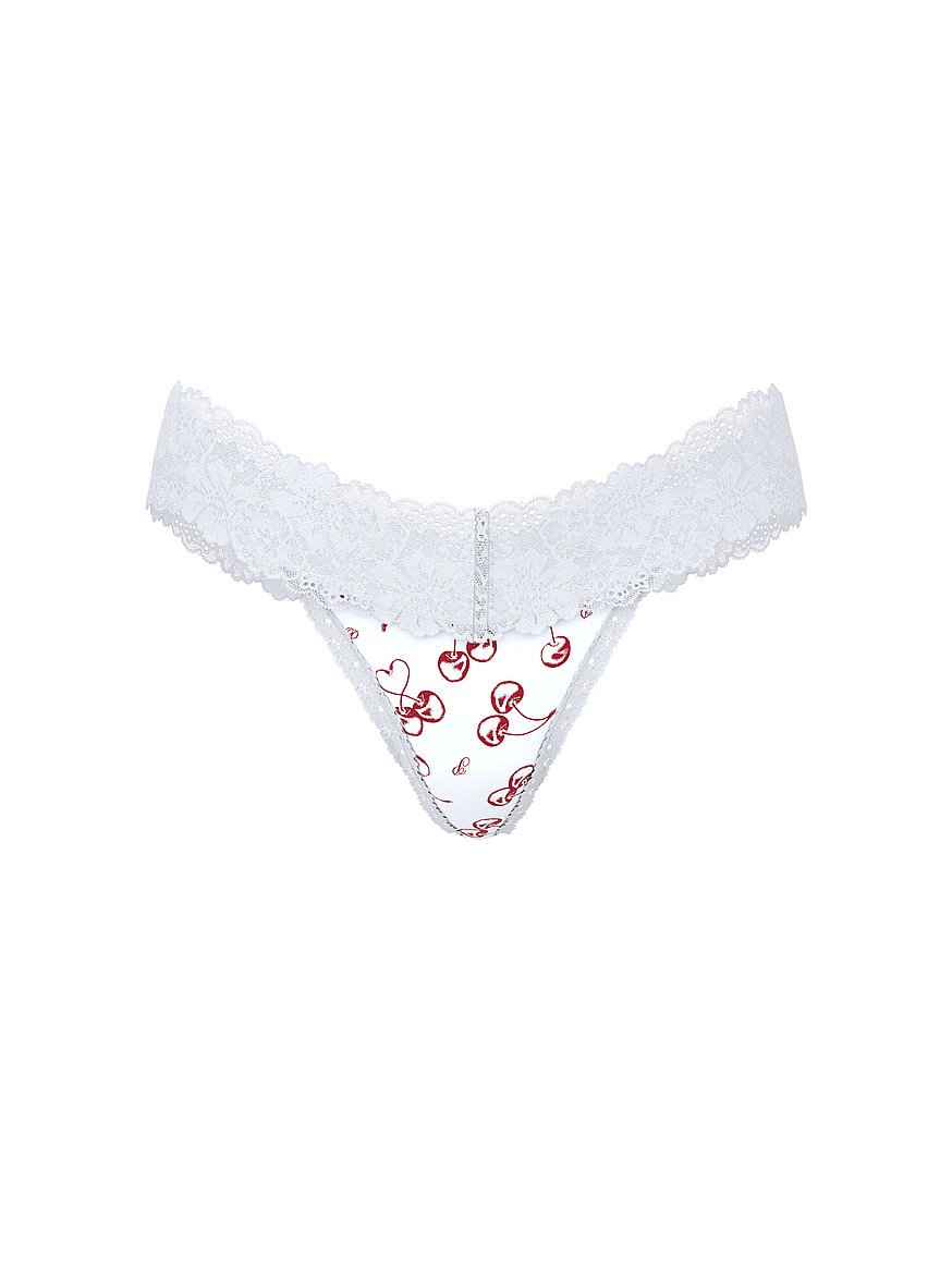 Wink Lace-Trim Thong Panty