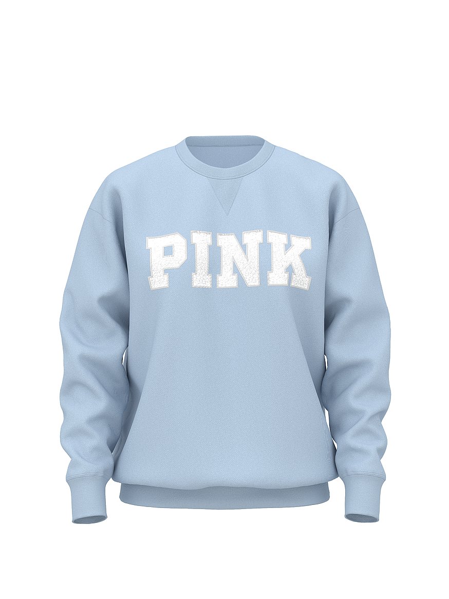 Ivy Fleece Oversized Crew Sweatshirt