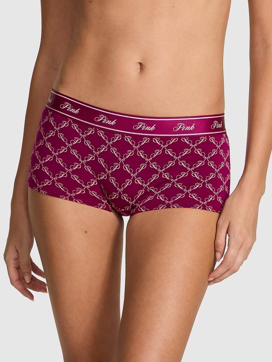 Logo Cotton Boyshort Panty