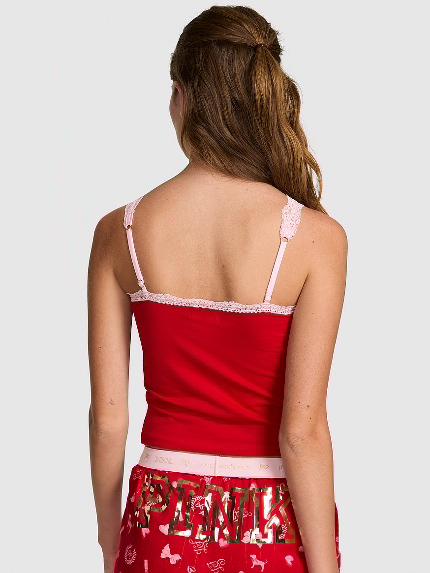 PINK x LoveShackFancy Cotton Cami