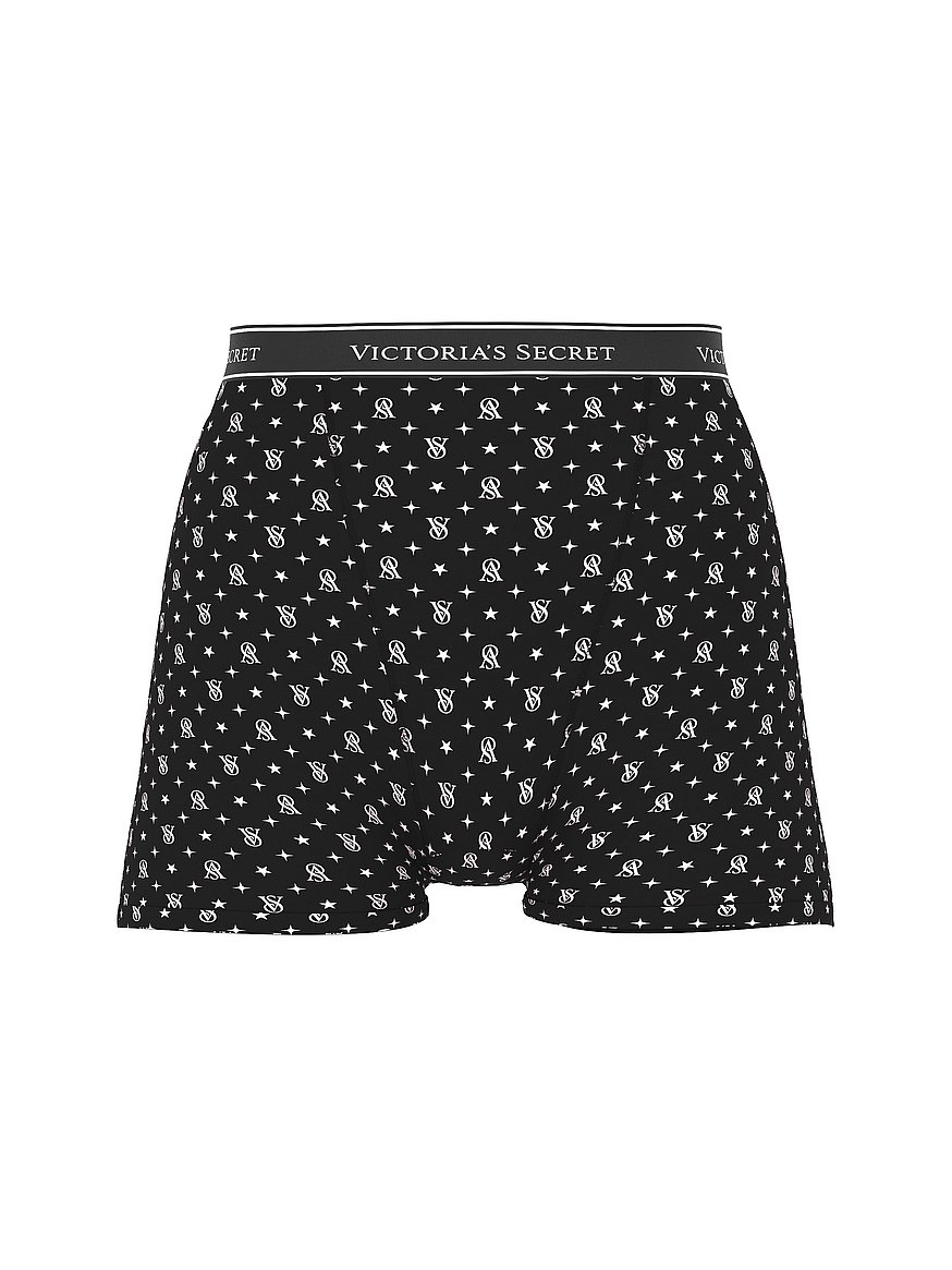 Logo Cotton High-Waist Boyshort Panty