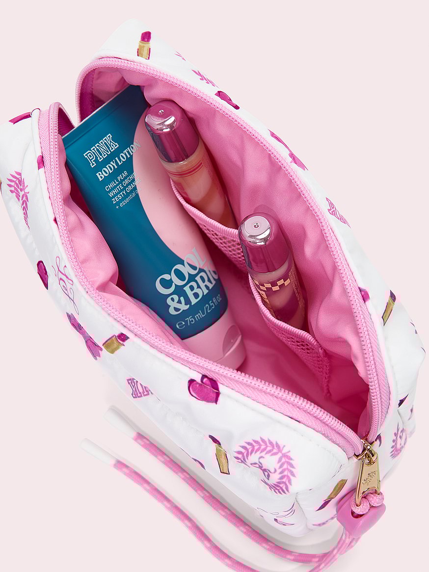 PINK x LoveShackFancy Makeup Bag